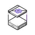 Icon representing cost-effective AI inferencing
