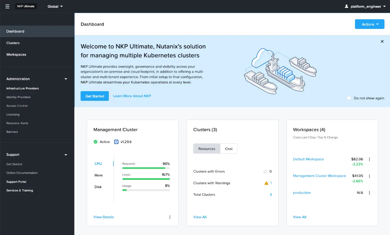 Nutanix Kubernetes Platform